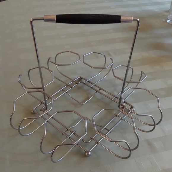 Vintage 1950s Vitreon Queen’s Luster Silver Fade Bar Set Glasses/Ice Bucket - Picture 3 of 7